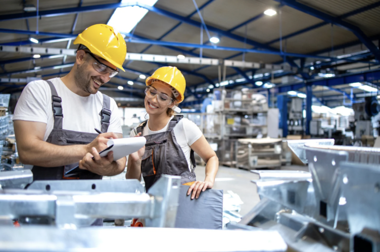 Temp to hire worker training on the job